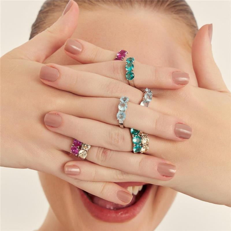 Anel Essence Magenta Luxe