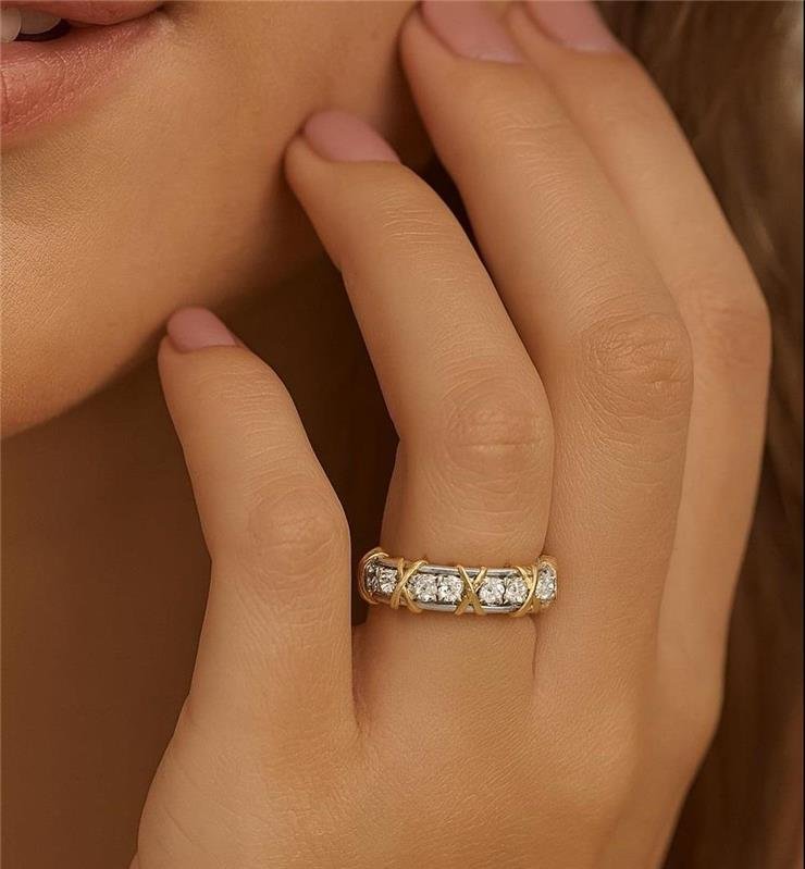 Anel Prata Legitima X Brilhante