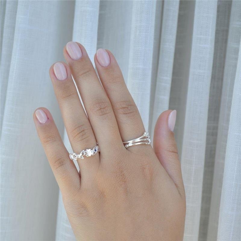 Anel Prata Legitima Amuleto da Sorte