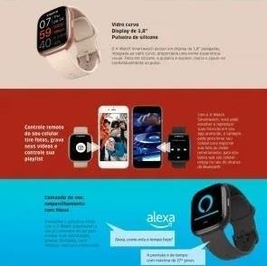 Relógio Unissex Smartwatch X Watch Prata XSWUQPI005A PXPX 