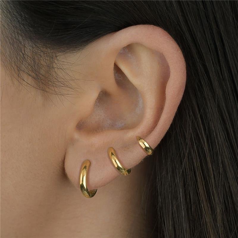 Trio Argola Click Lisa