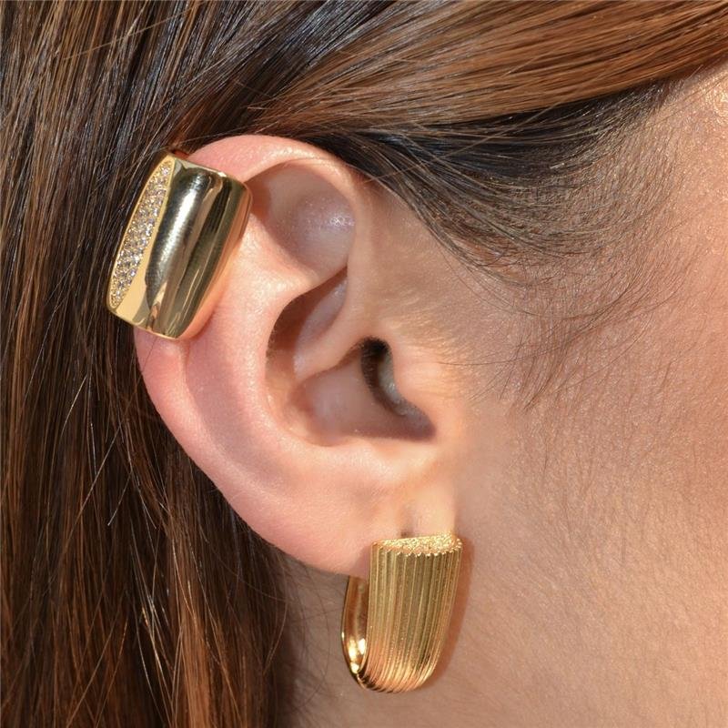 Brinco Piercing Fake Par Cravejado