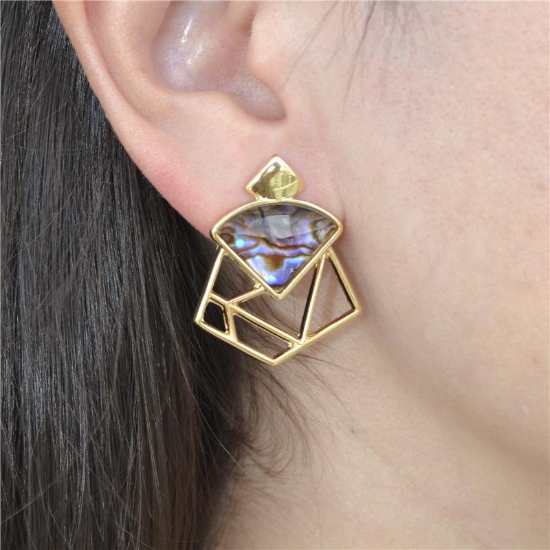 Brinco Geométrico Abalone