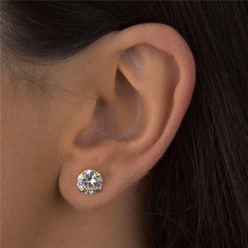 Brinco Ponto De Luz 8mm 