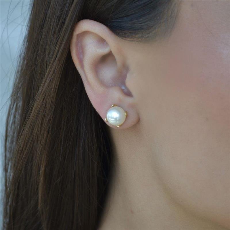 Brinco Taça Pérola Shell