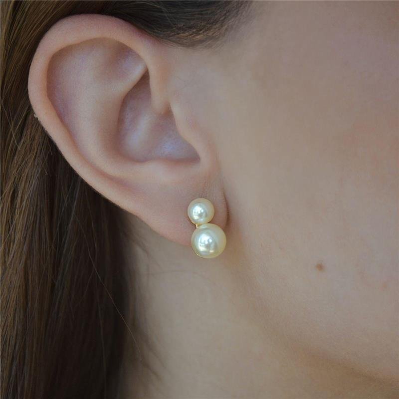 Brinco Duo Pérola Shell P