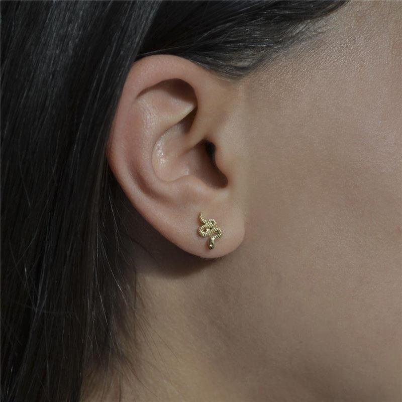 Brinco Segundo Furo Serpente