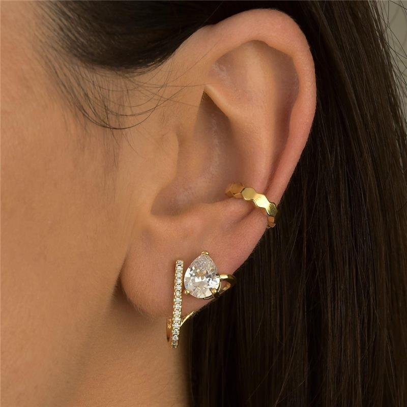 Brinco Shine Gota Cristal