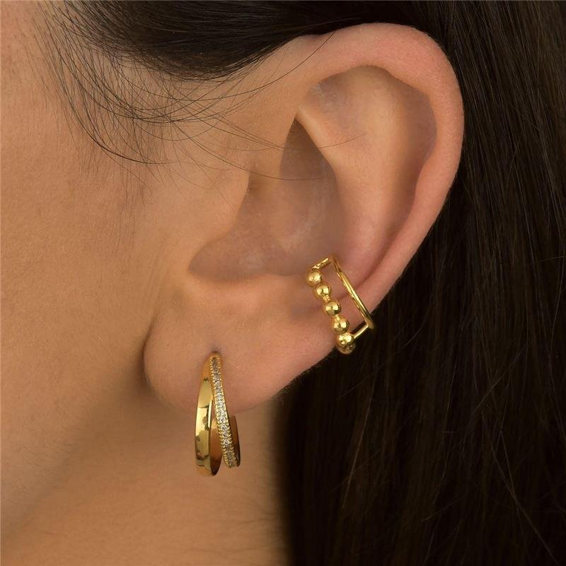 Brinco Argolinha Dois Fios