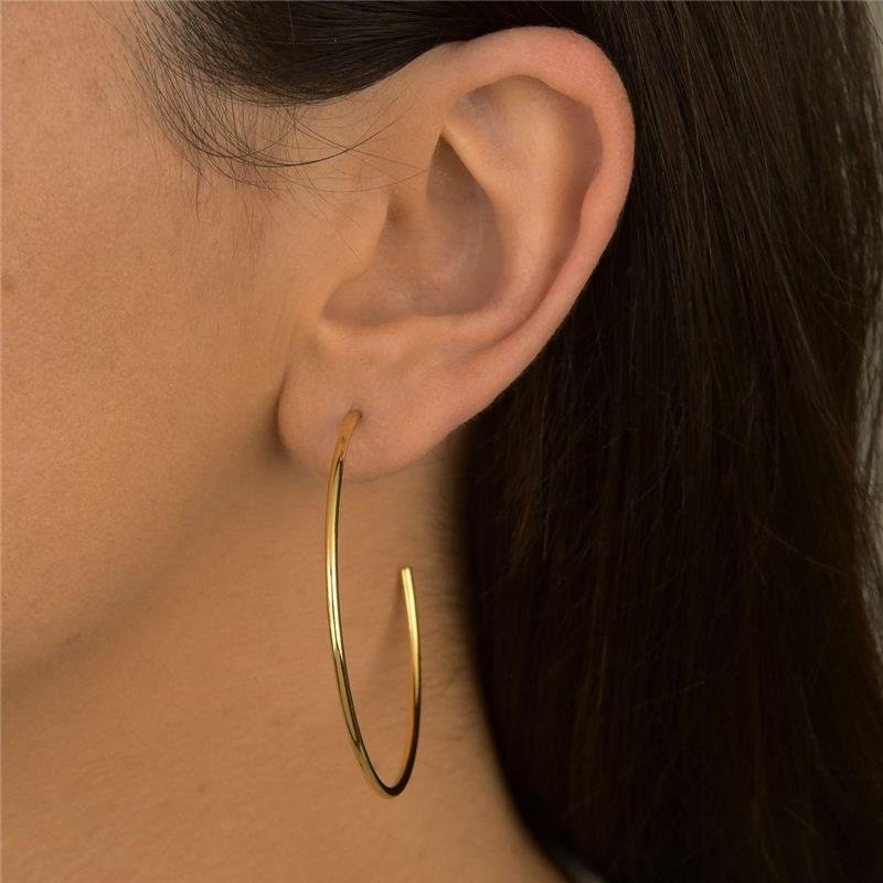 Argola Basic Fina Lisa 5cm