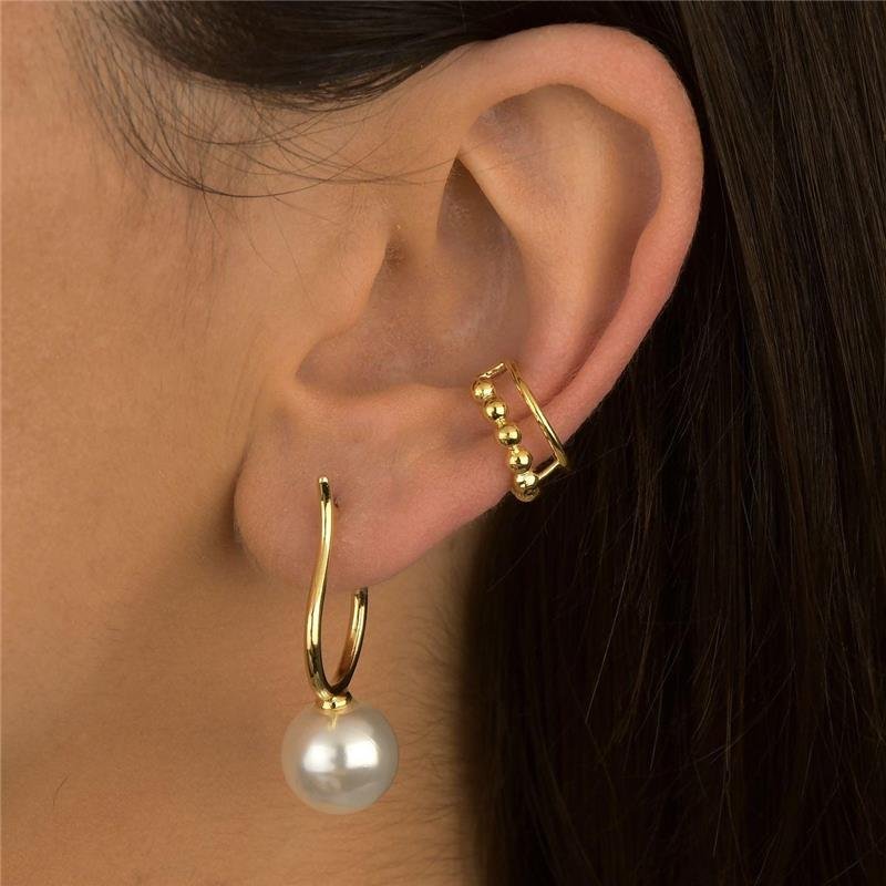 Brinco Pérola em Pêndulo