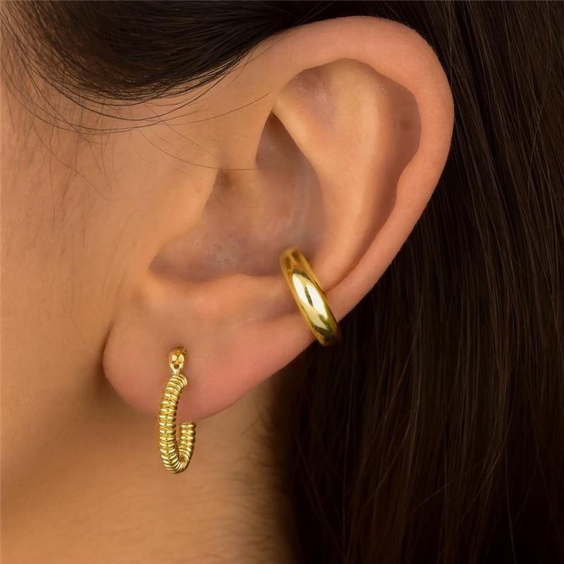 Brinco Argolinha Espiral