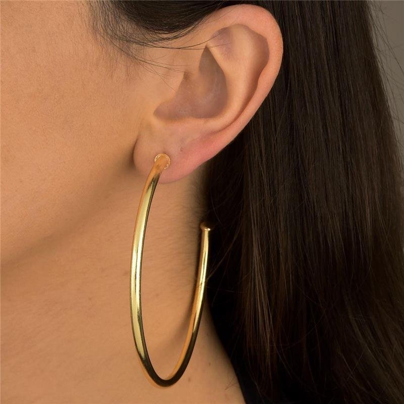 Brinco Argola Lisa Gold 7cm