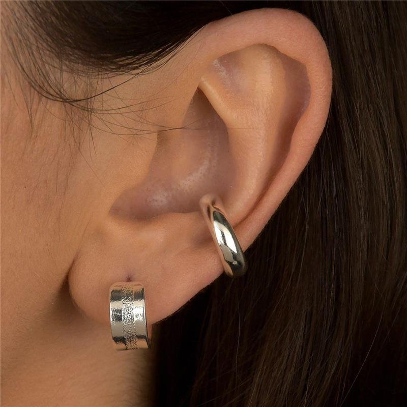 Brinco Prata Leve Argolinha Lisa