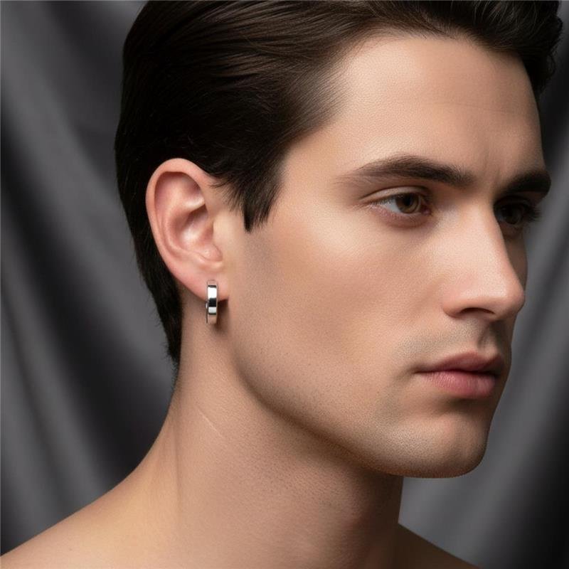 Brinco Trio Aço Unissex