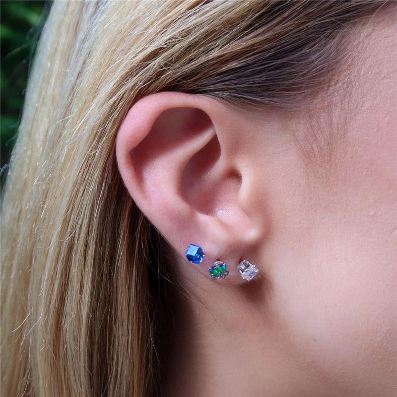 Brinco Trio Pontos Luz Coloridos