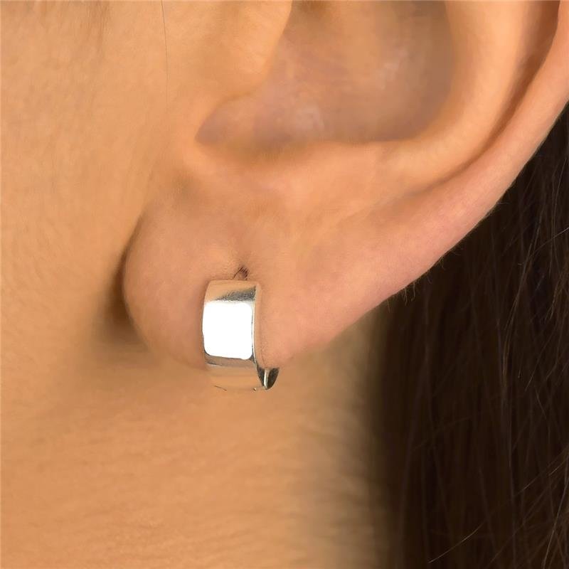 Brinco Argola Click Prata 925