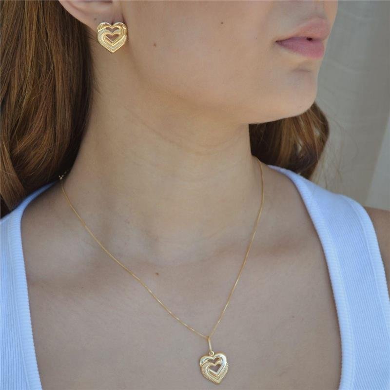 Conjunto Coração Duplo