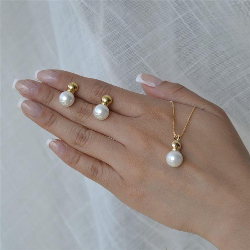 Conjunto Pérola Shell