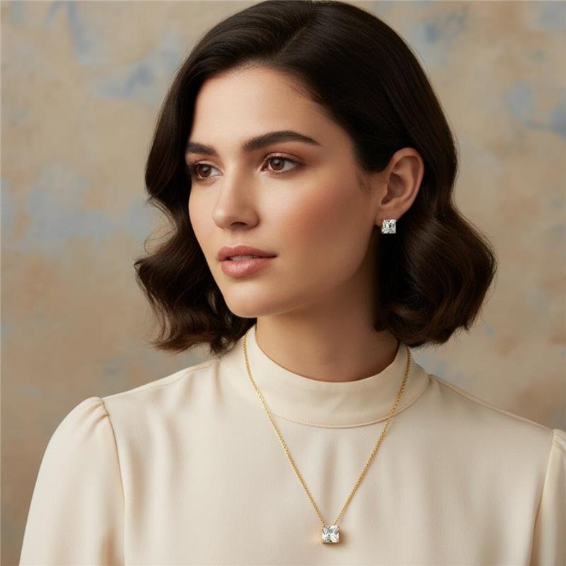 Conjunto Cristal Quadrado