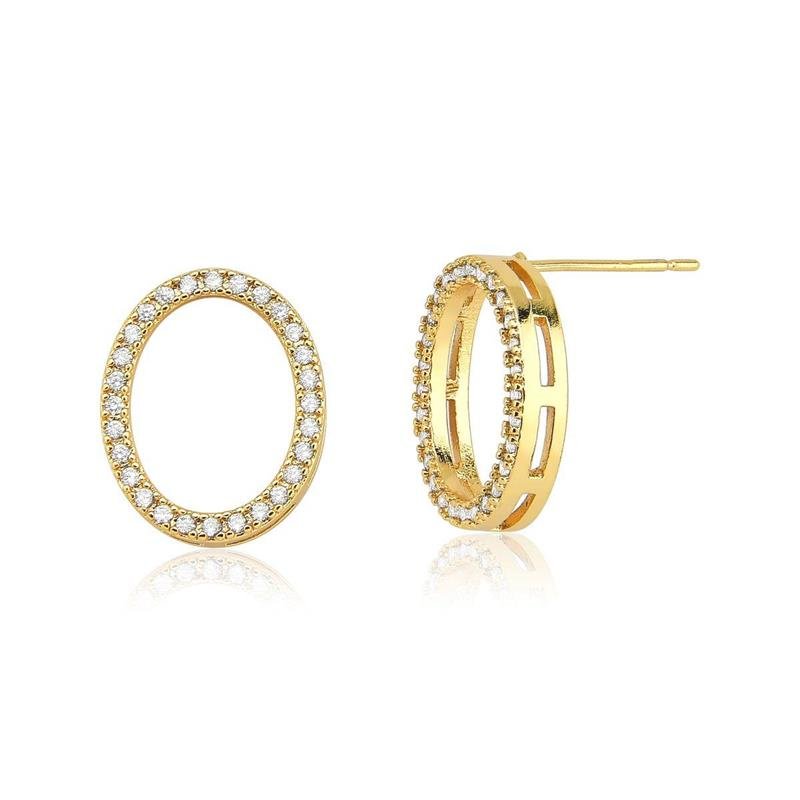 Conjunto Cravejado Oval