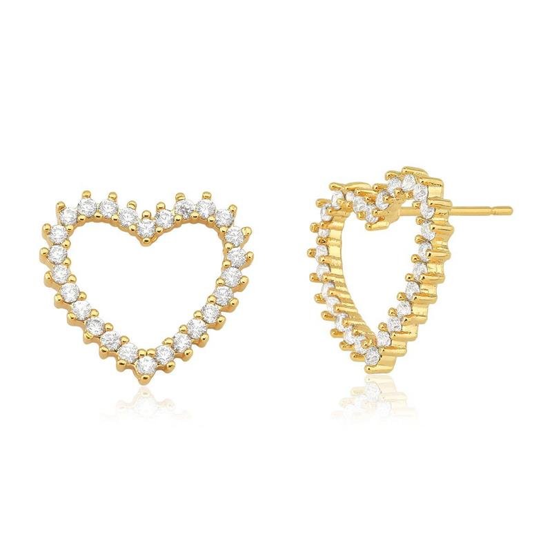 Conjunto Coração Cravejado