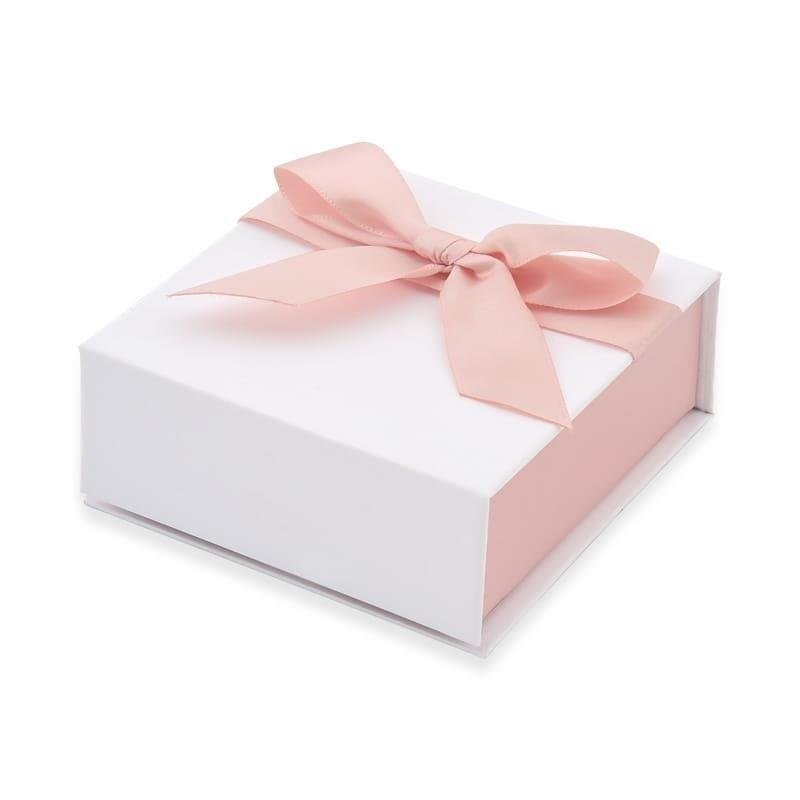 Embalagem Rosa e Branco Bracelete e Pulseira