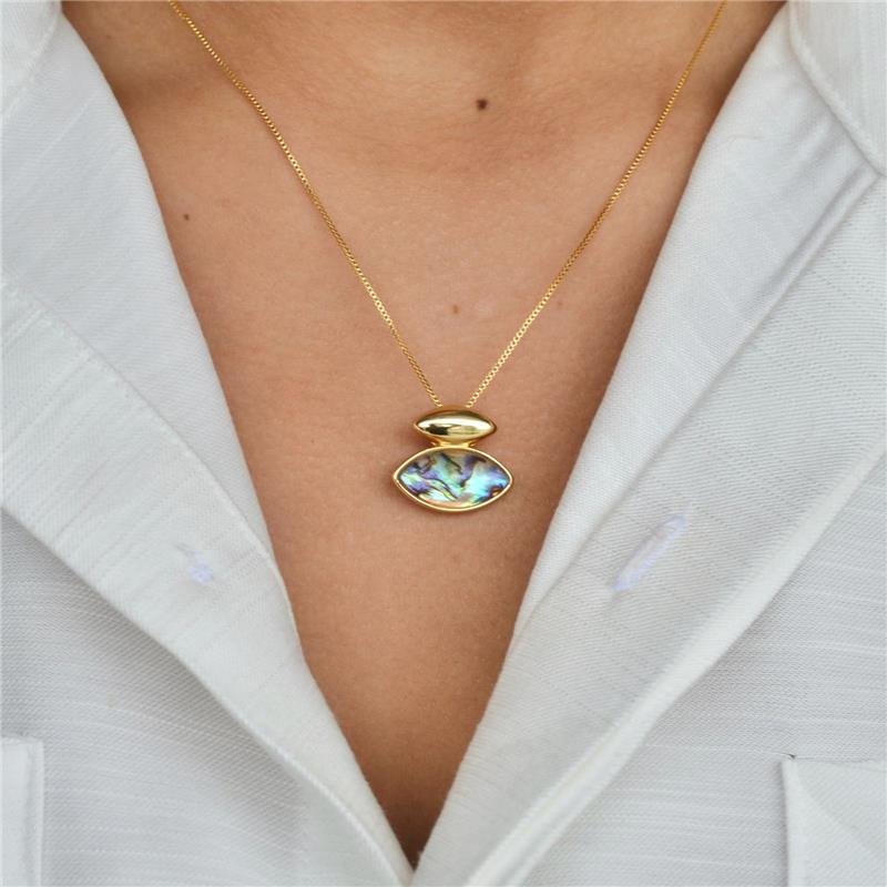Colar Encanto Navete Abalone