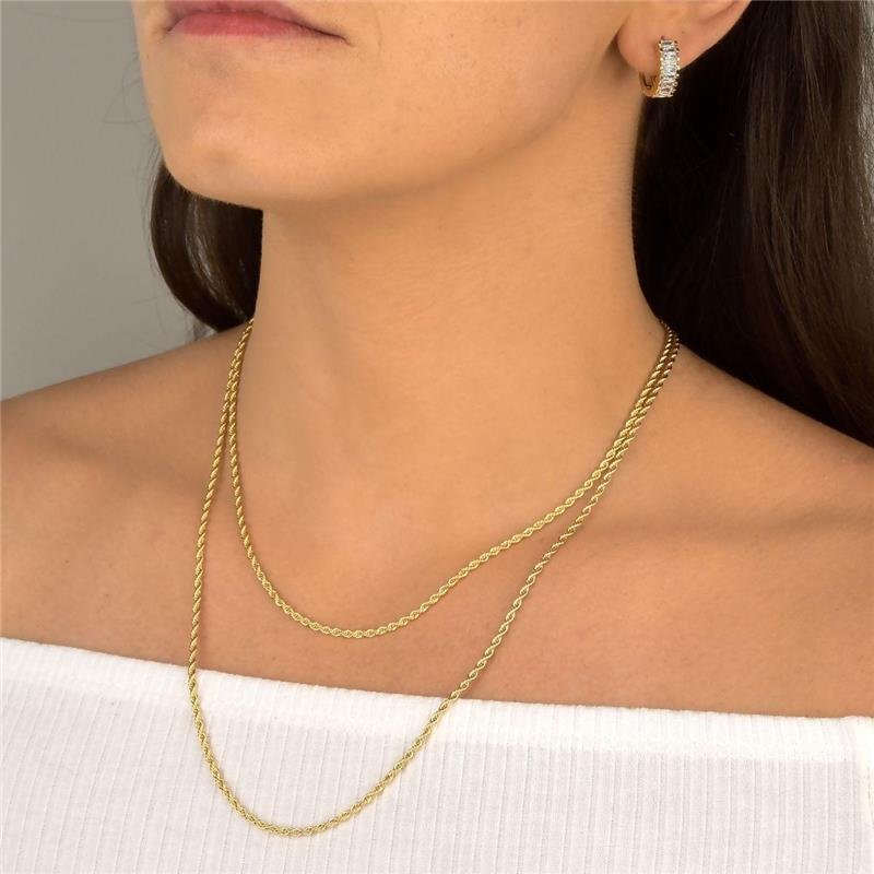 Colar Trança Baiana Avulsa 45cm 3mm