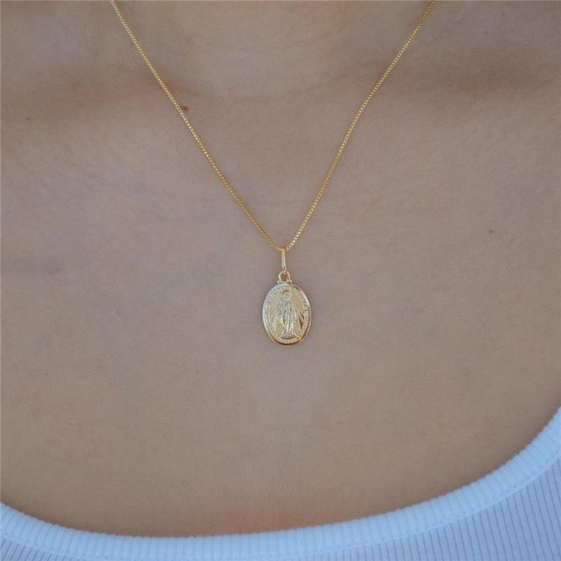 Colar Medalha Nossa Senhora das Graças