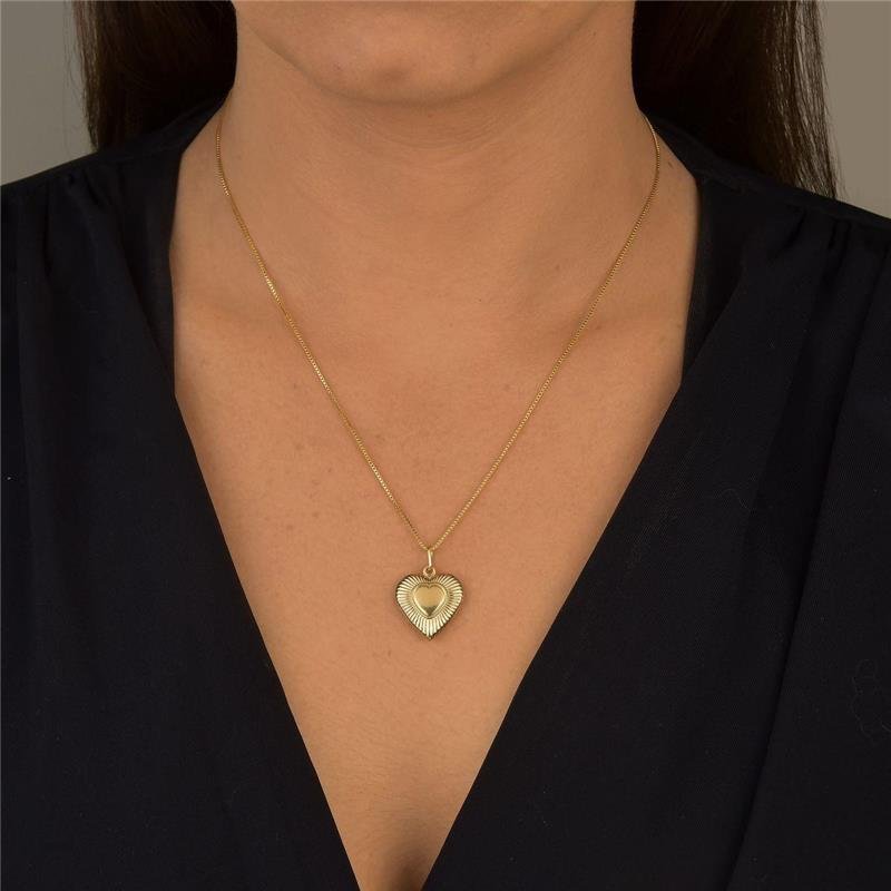 Colar Com Coração Love