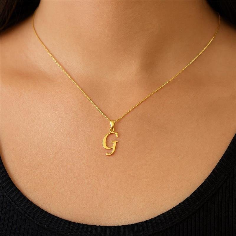 Colar Pingente letra G