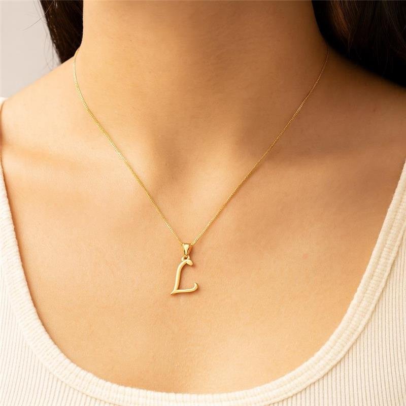 Colar Pingente letra L