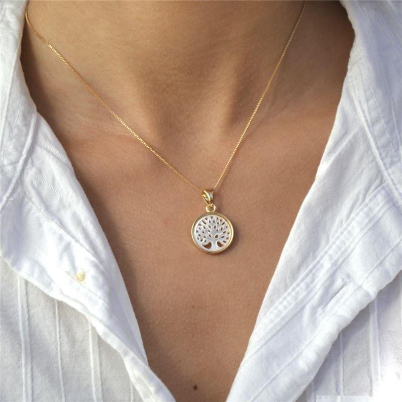 Colar Árvore da Vida Madrepérola M