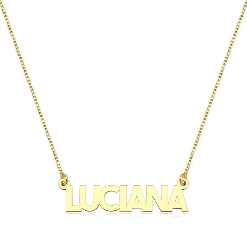 Colar Personalizado Nome Até 9 Letras