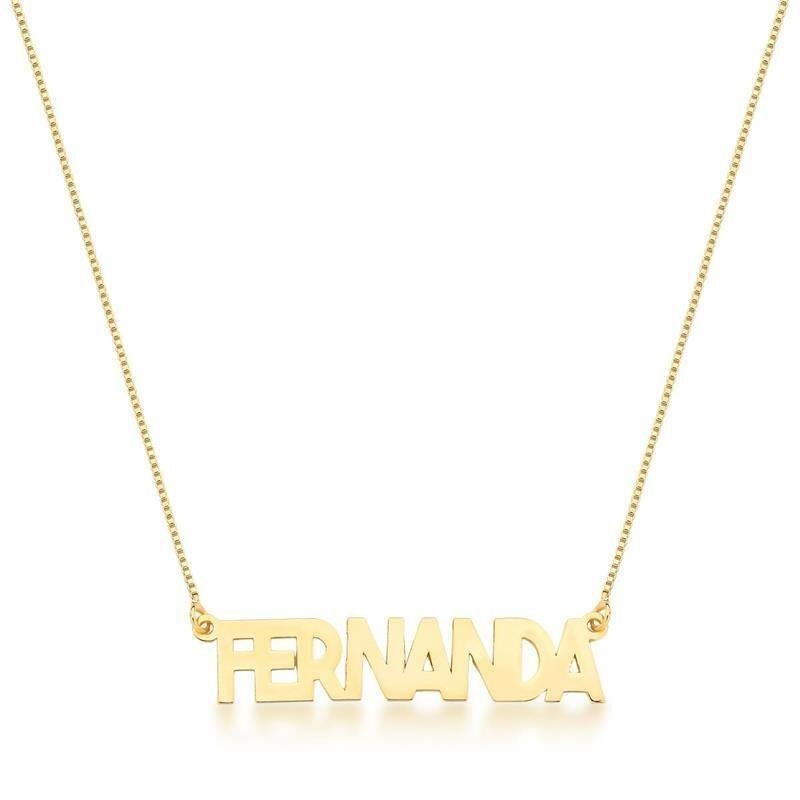 Colar Personalizado Nome Até 9 Letras