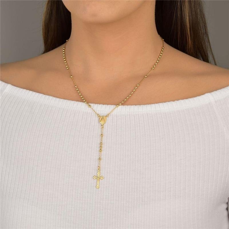 Colar Terço, Cruz e Nossa Senhora Aparecida