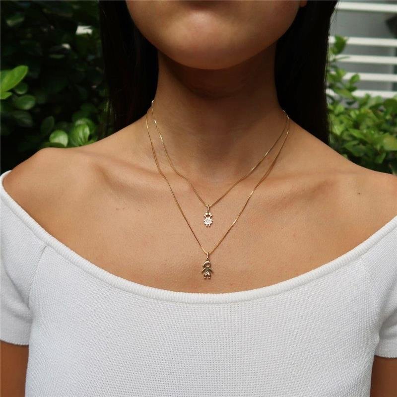 Colar Filha Menina Cravejada