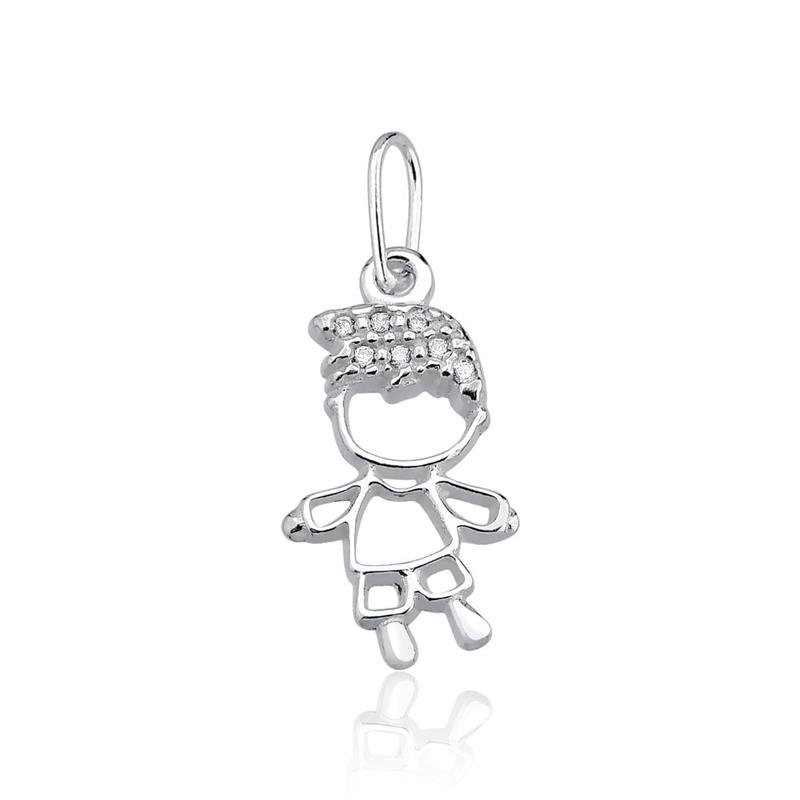 Colar Prata 925 Filho Menino Vazado