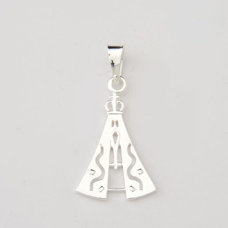 Colar Prata Legítima Nossa Senhora Aparecida