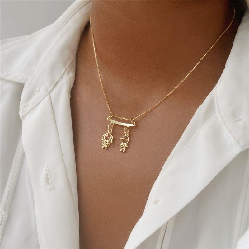 Canga Para Pingente Dois Filhos(as)