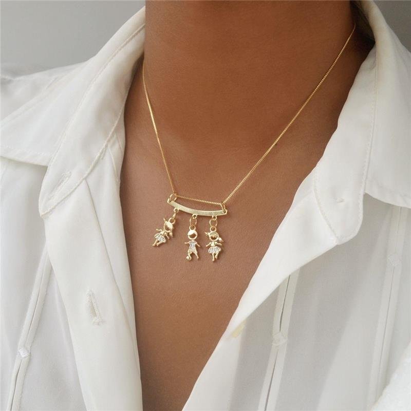 Canga Para Pingente Três Filhos(as)