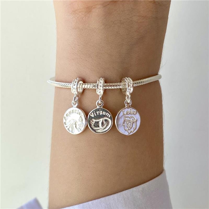 Berloque Prata 925 Signo Virgem