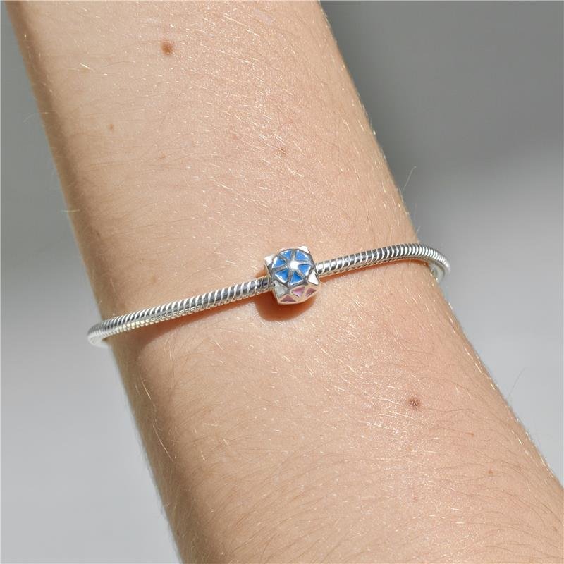 Berloque Prata 925 Separador Triângular