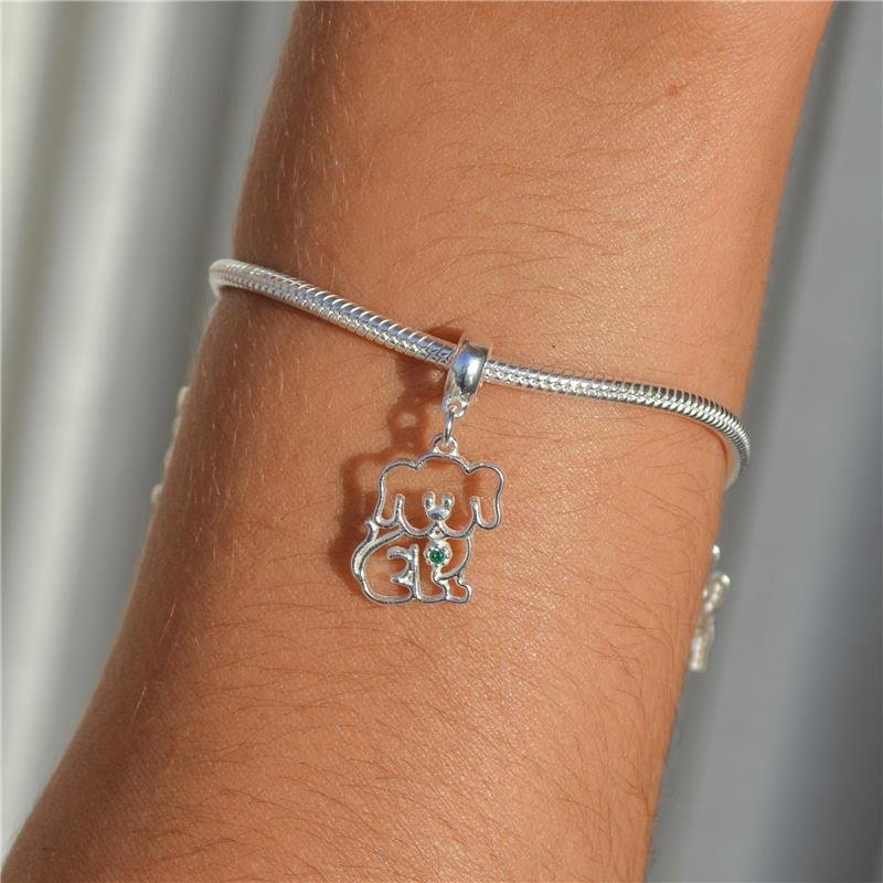 Berloque Prata 925 Cachorrinho I Love My Pet