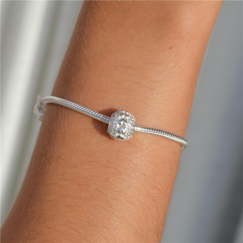 Berloque Prata 925 Corações