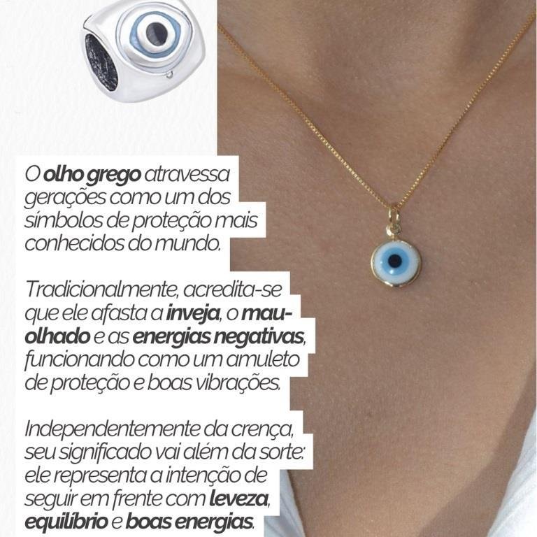 Pulseira Olho Grego Madrepérola