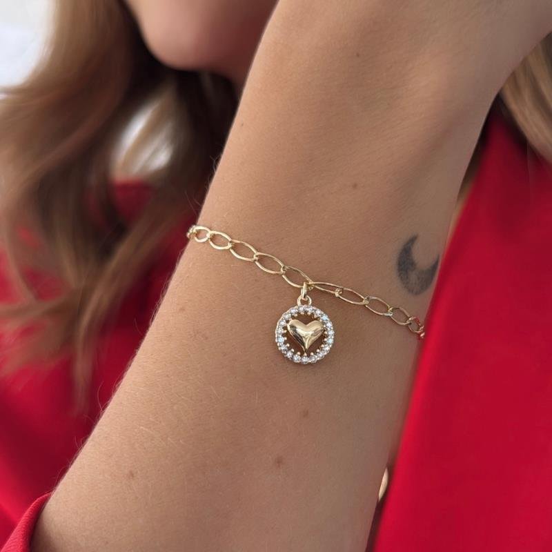 Pulseira Coração 