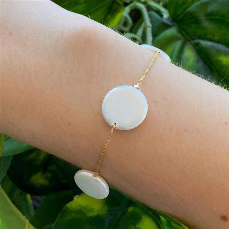 Pulseira Com Pérolas