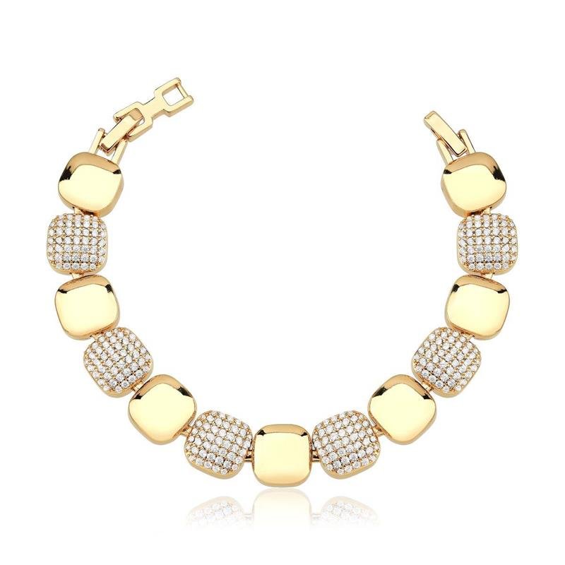 Pulseira Moderna Luxury Elos Quadrados